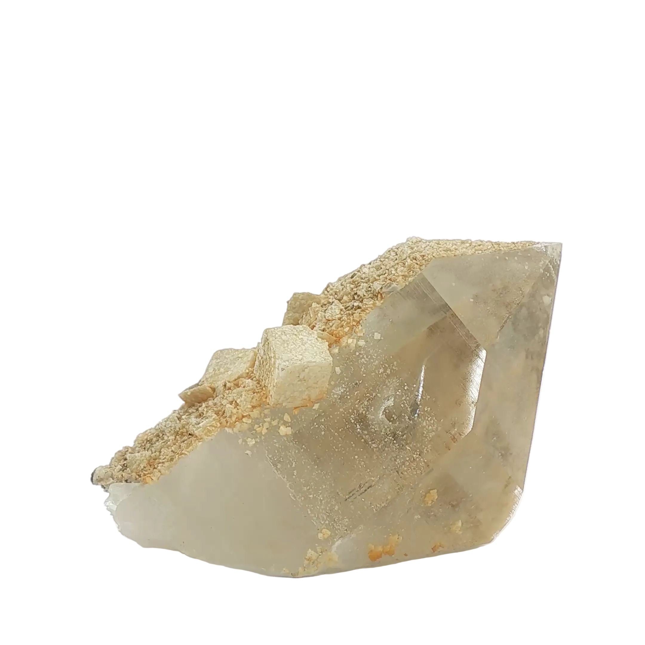 Feldspar on quartz