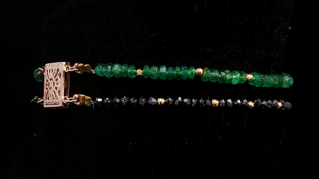 Emerald & Diamond bracelet