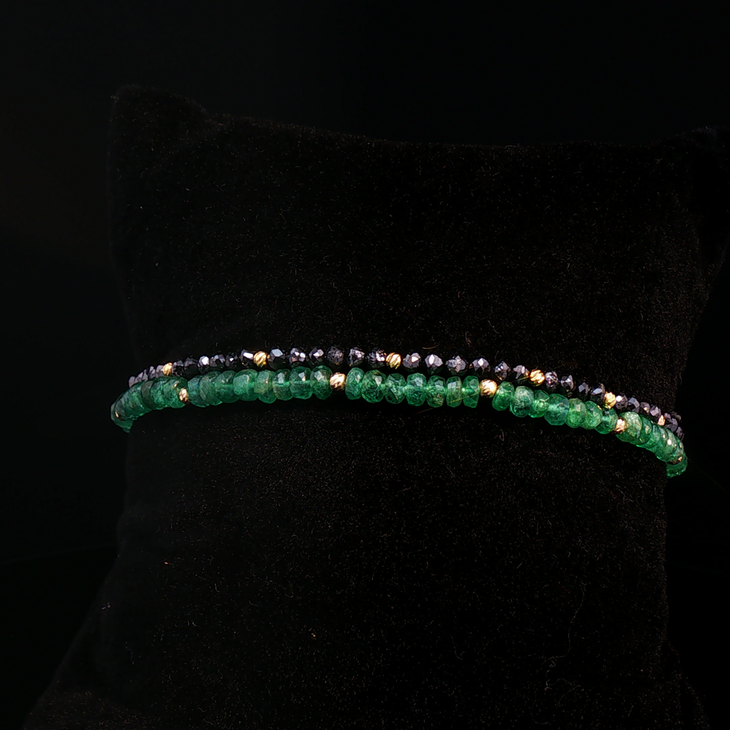 Emerald & Diamond bracelet