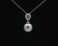 Tahitian Pearl Filigree Pendant