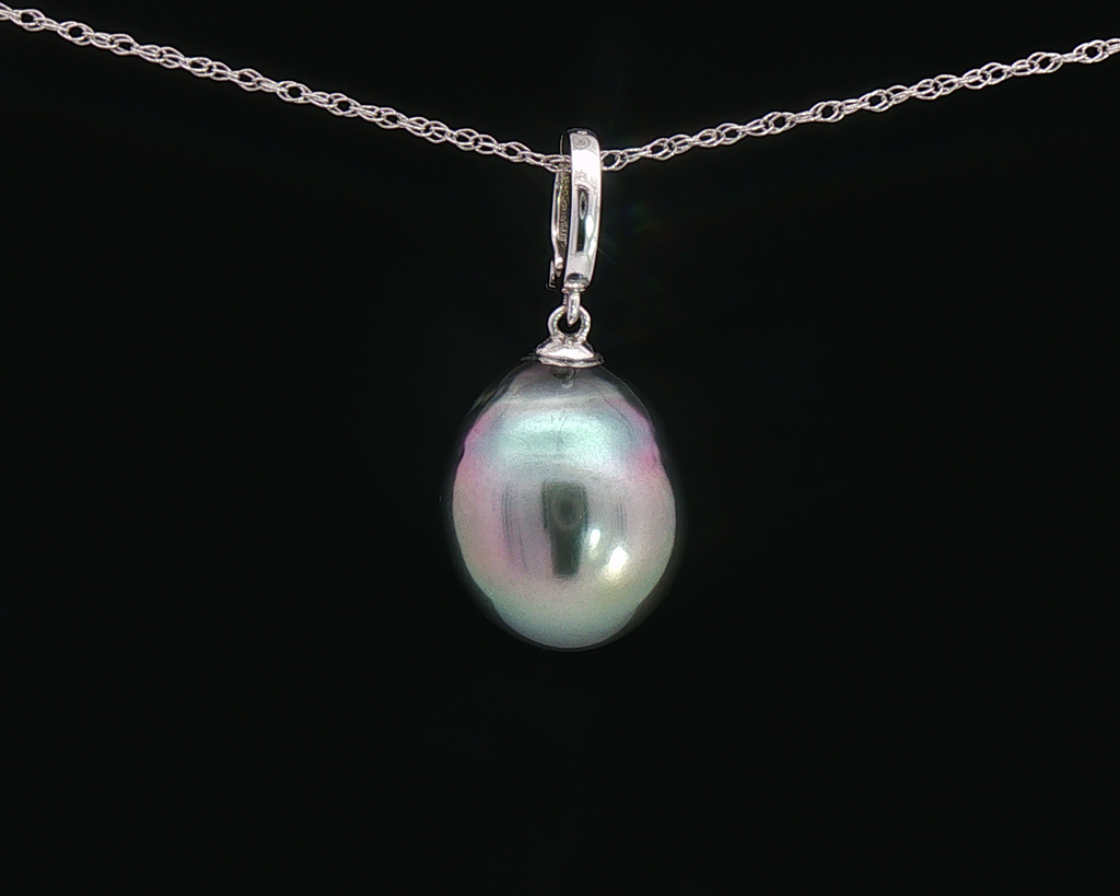 Tahitian Pearl Open Close Pendant