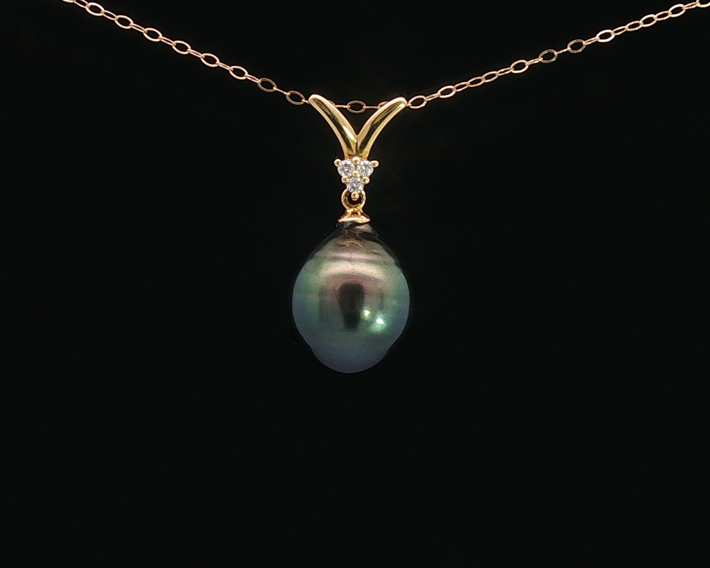 Thaitian Pearl Y Pendant