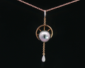Tahitian Pearl Compass Pendant