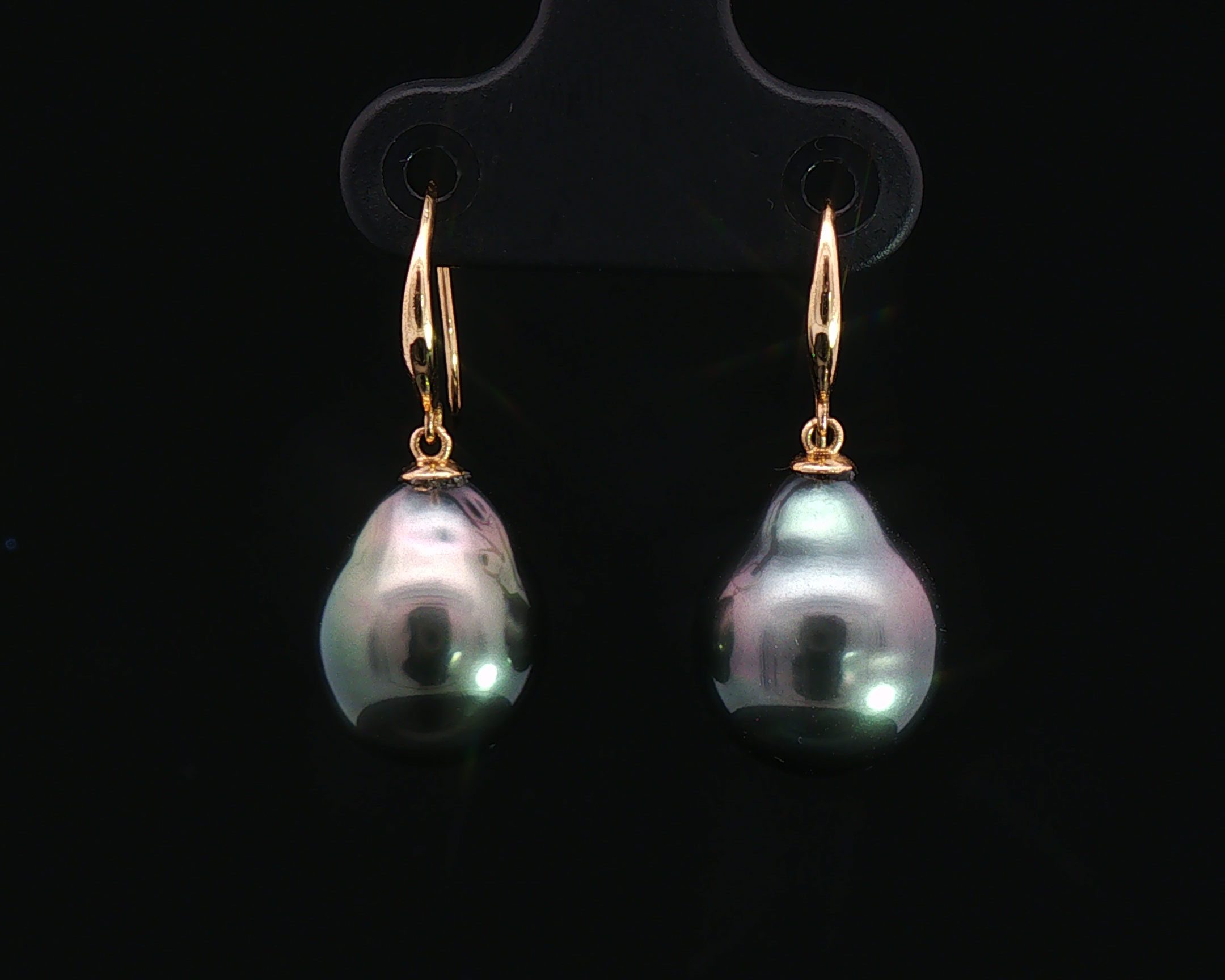 Tahitian Pearl Drop Earrings