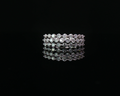 Scalloped egde three row band