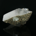 Fluorite, feldspar on quartz