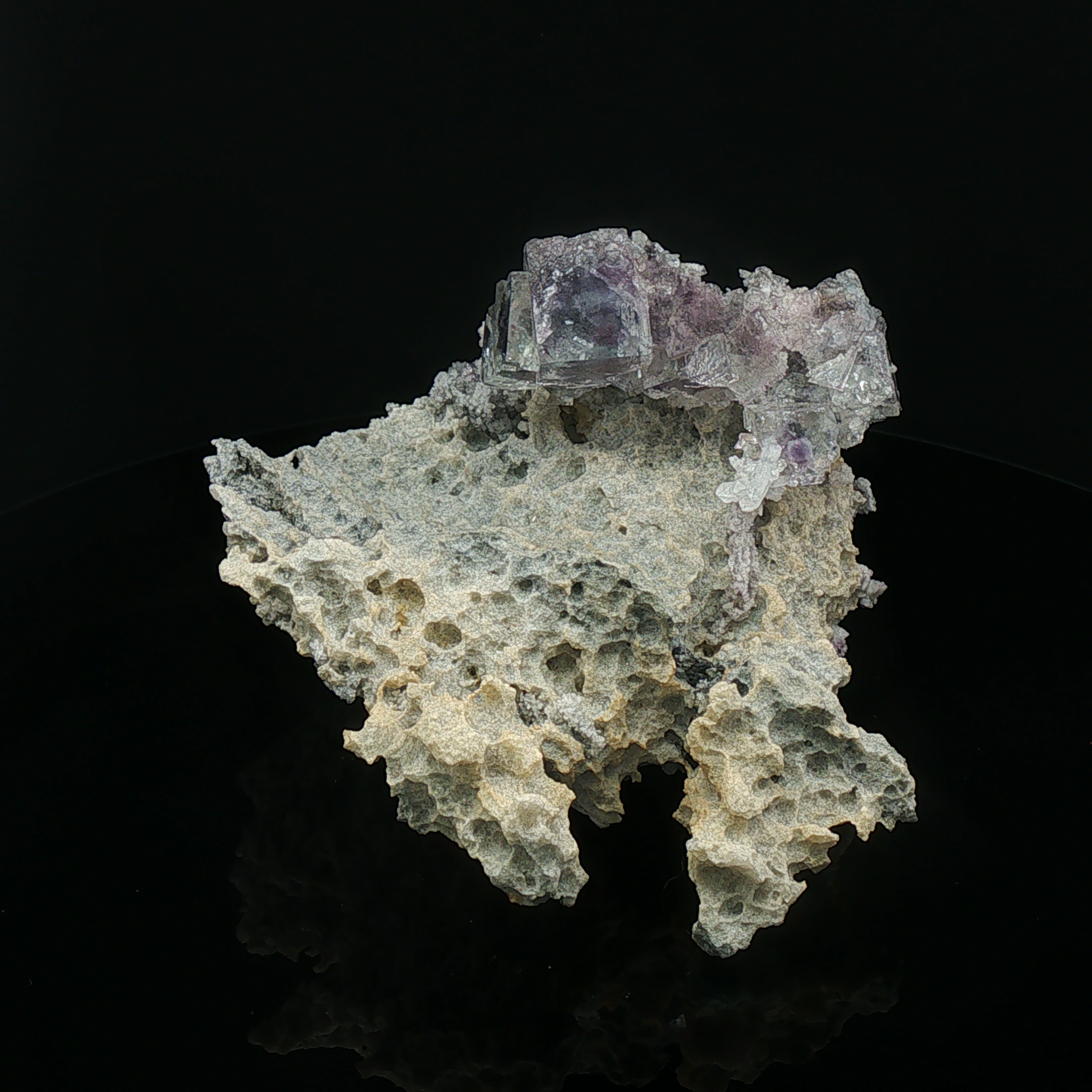 Fluorite, calcite
