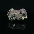 Fluorite on arsenopyrite