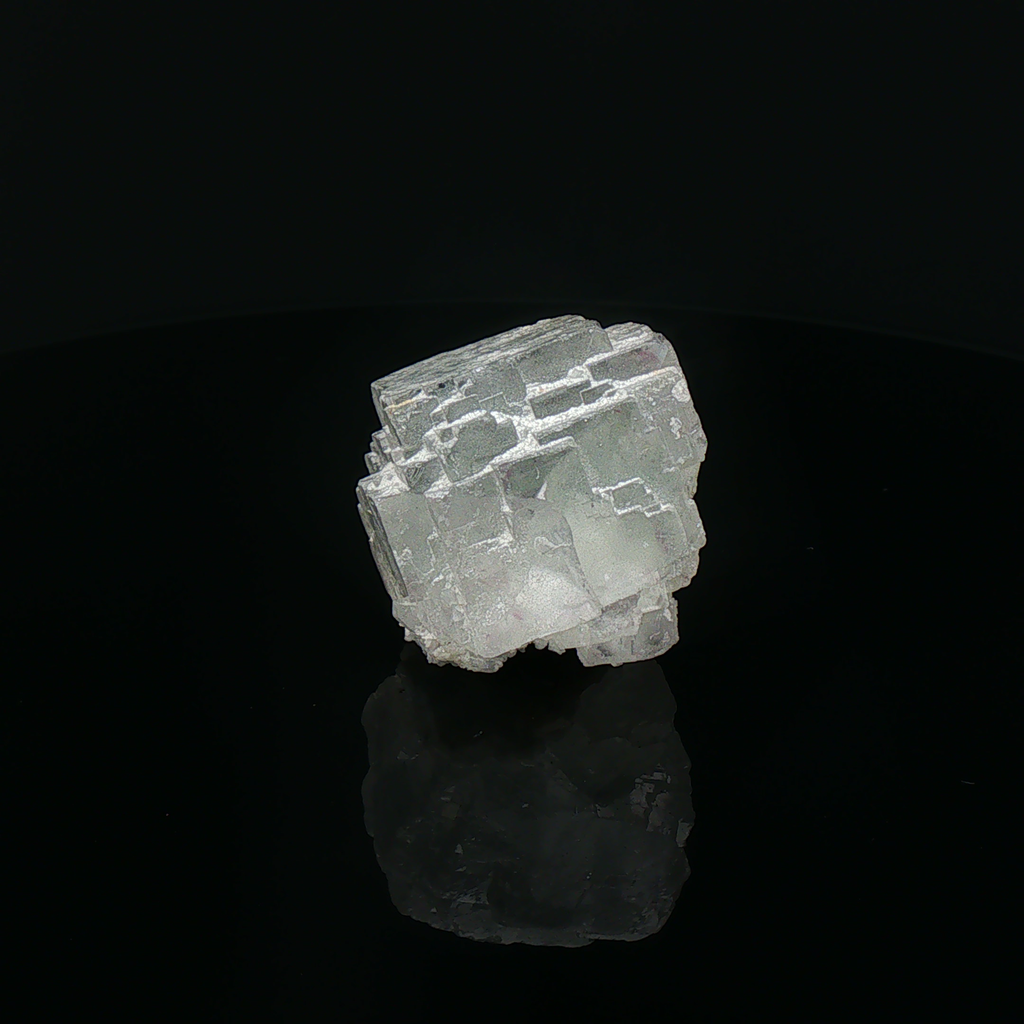 Calcite on fluorite