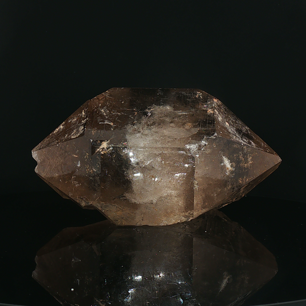 Herkimer smoky-citrine quartz
