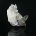 Fluorite on quartz