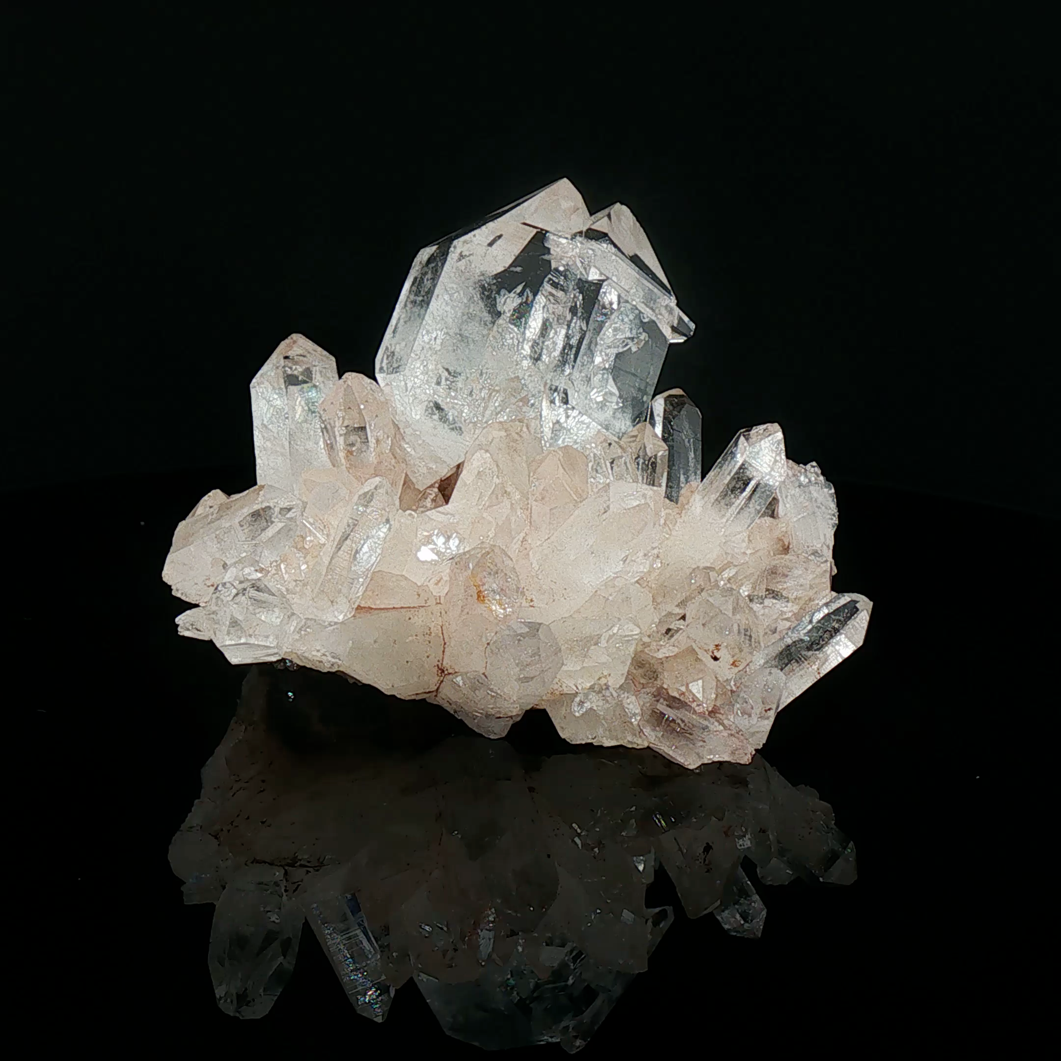 Pink Colombian quartz twin