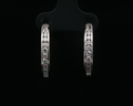 Channel set hoops medium