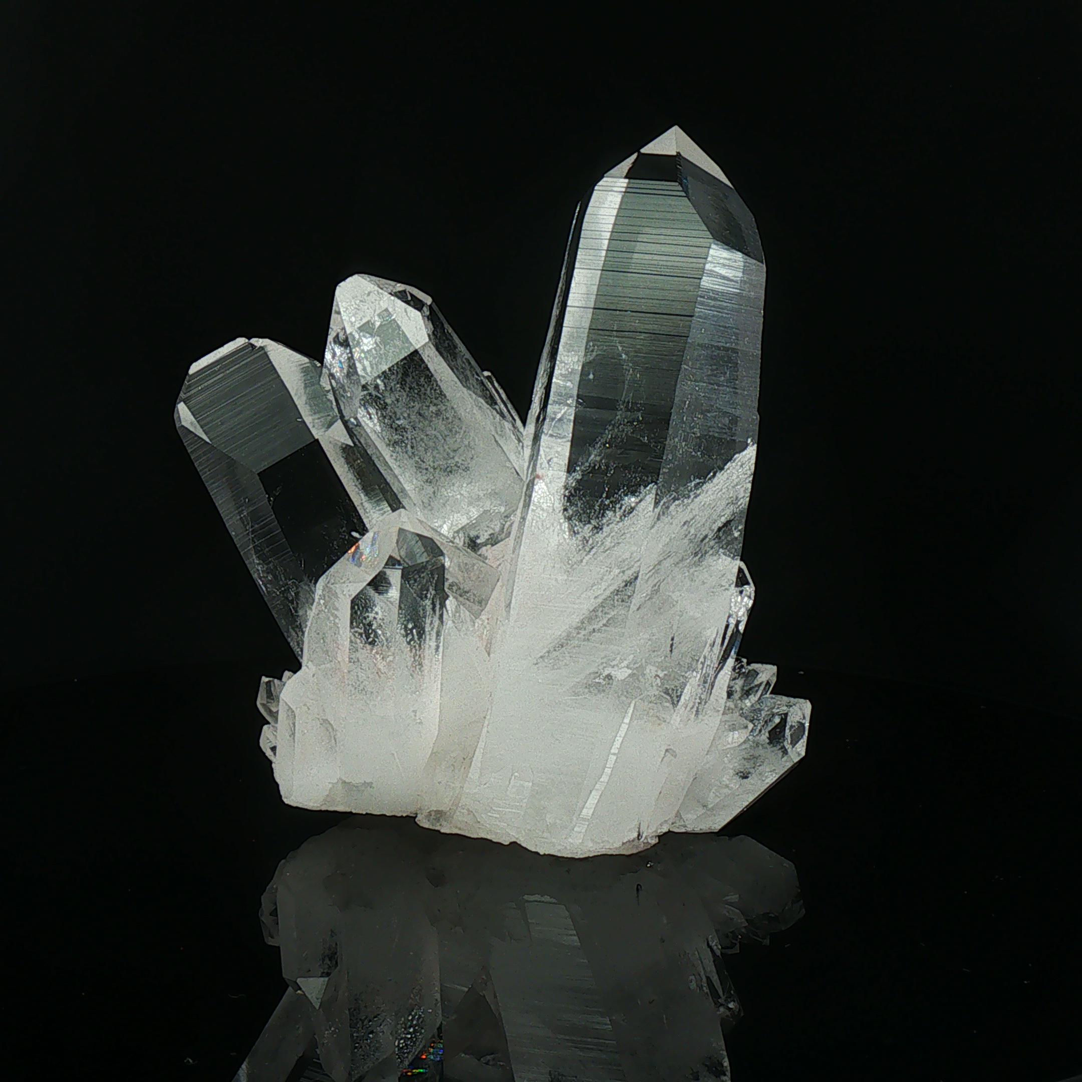 Pink Colombian quartz with phantom inclusions
