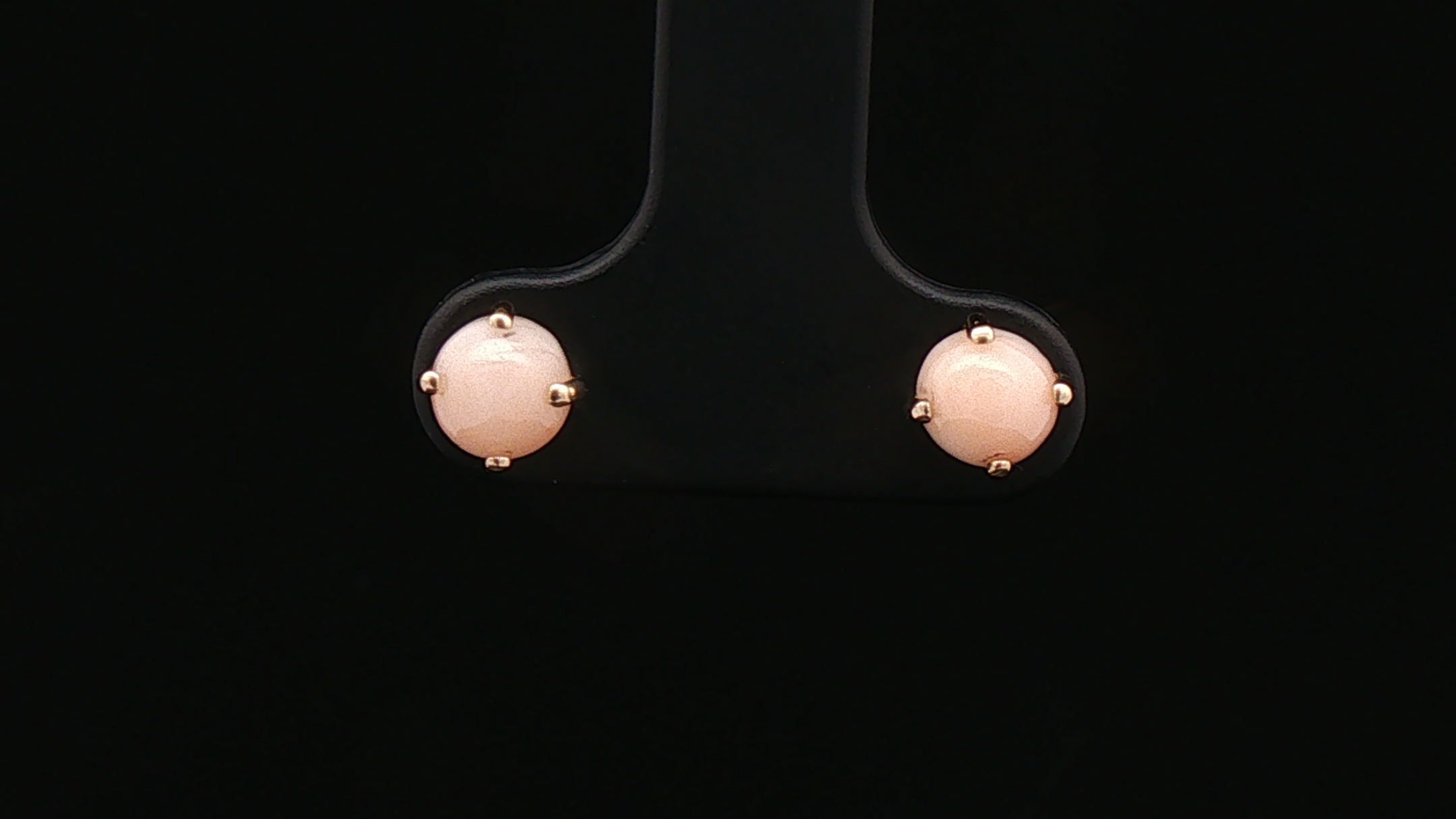 Pink Coral Studs