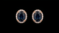 Sapphire & Diamond Studs
