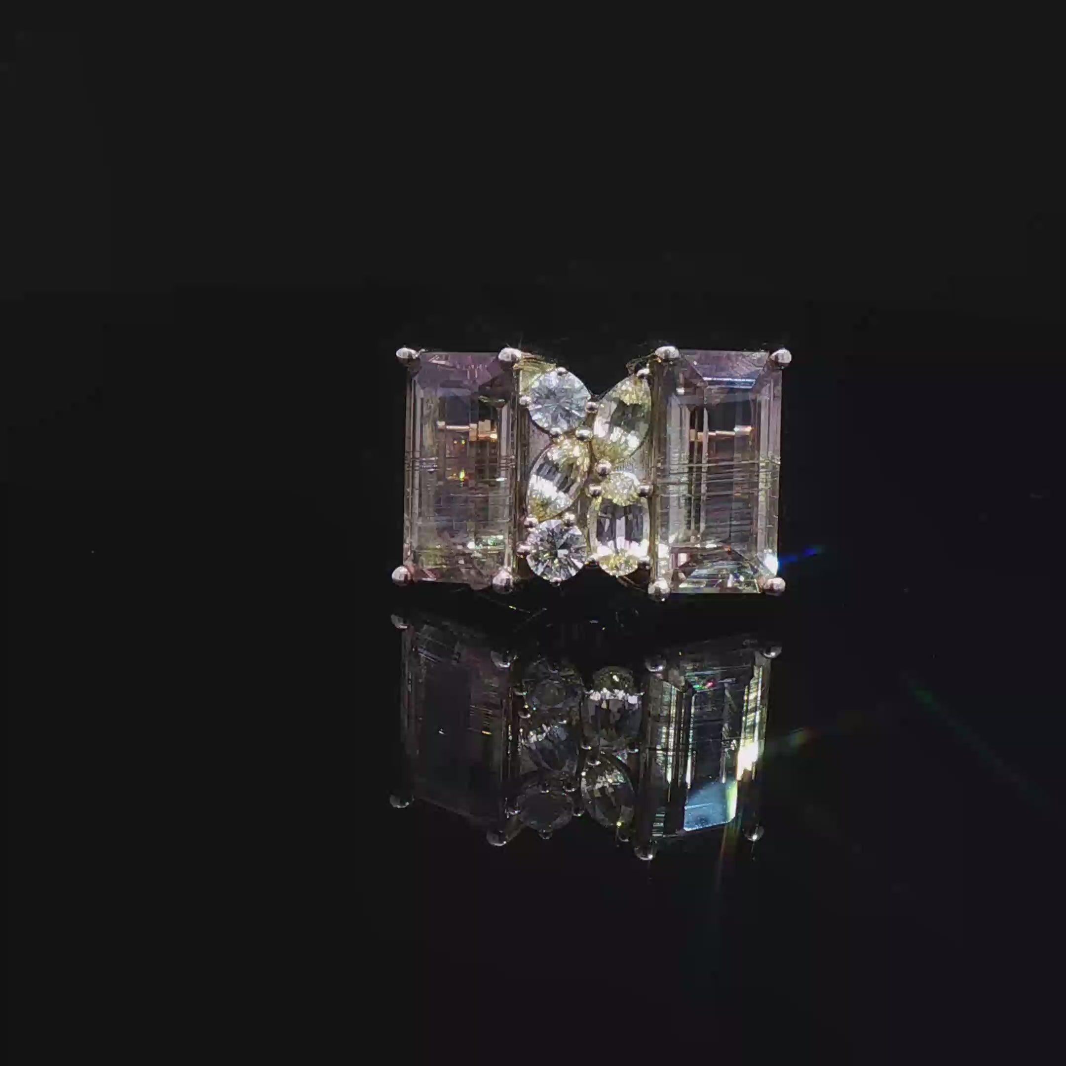 Zultanite & Sapphire Ring
