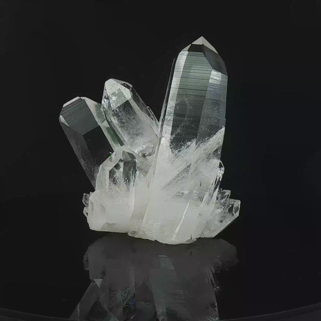 Pink Colombian quartz with phantom inclusions