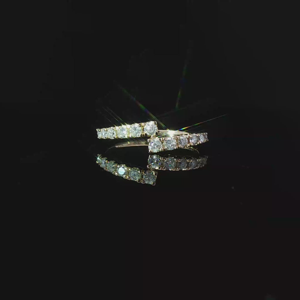 Split shank diamond ring