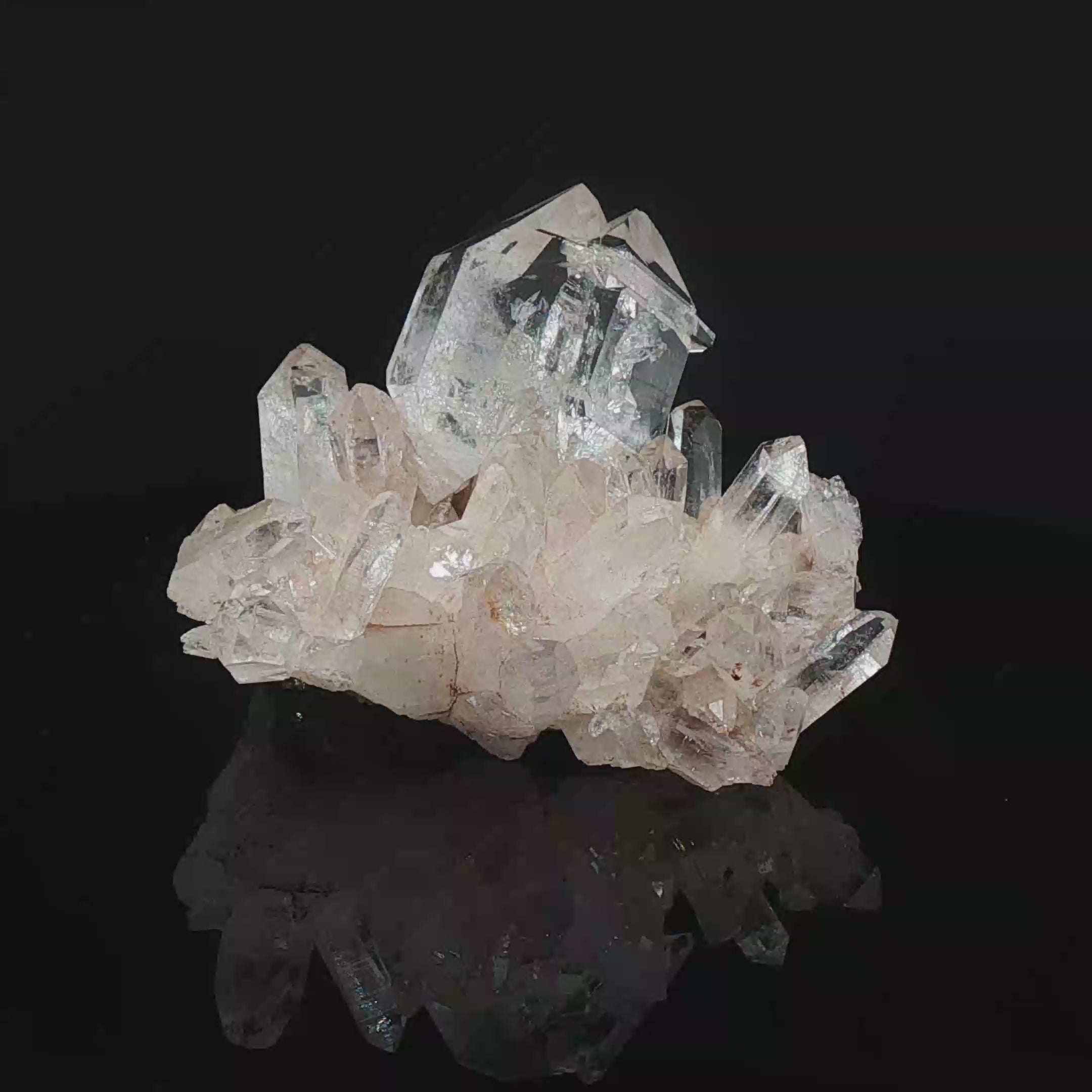 Pink Colombian quartz twin