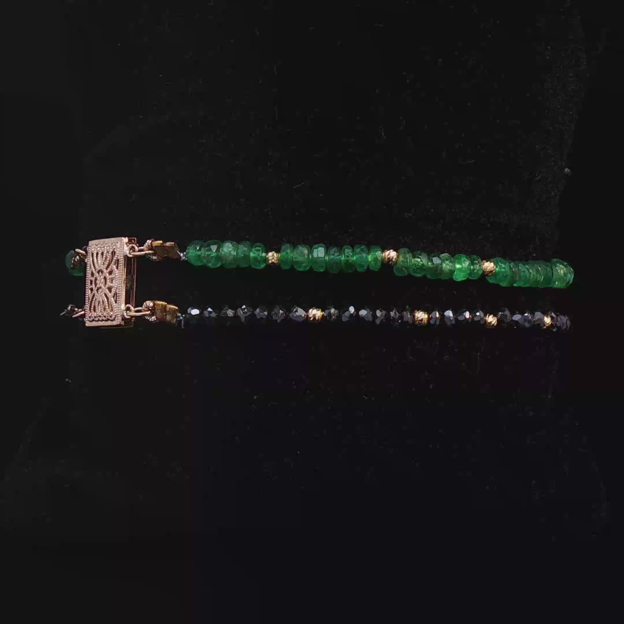 Emerald & Diamond bracelet